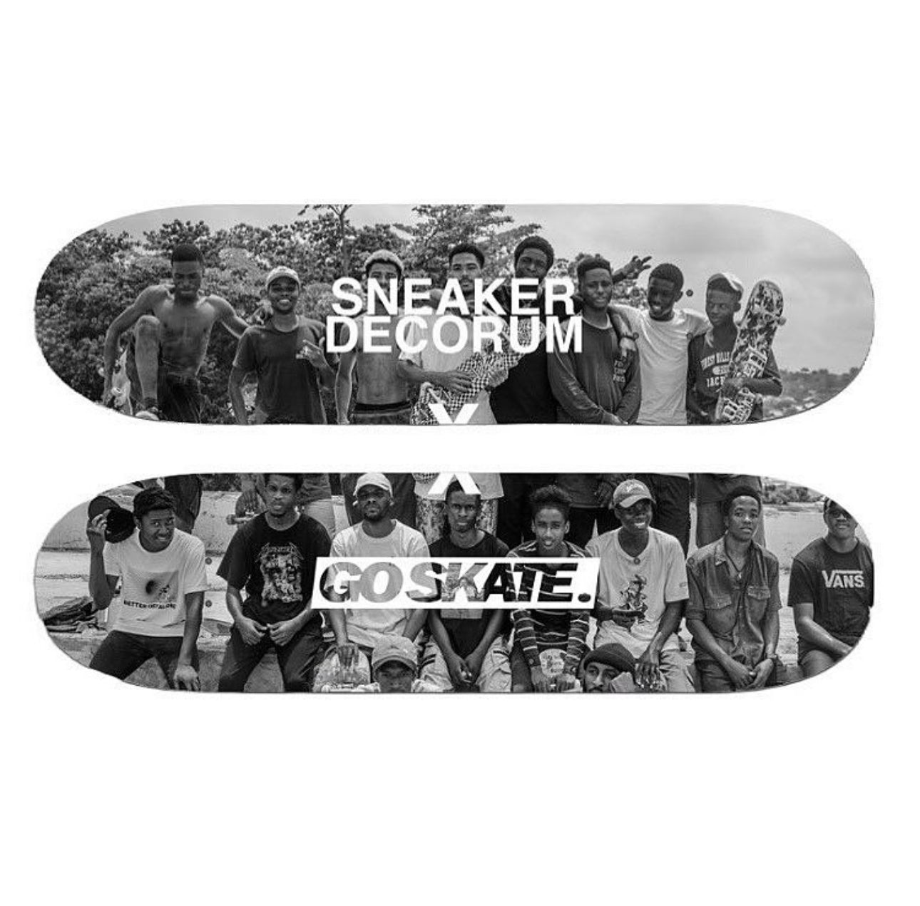 SNEAKERDECORUM X GOSKATE - TWIN DECKS