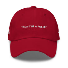 Load image into Gallery viewer, SNEAKERDECORUM X GO SKATE &quot;DON&#39;T BE A POSER&quot; Hat